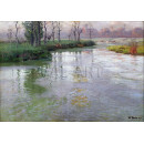 РЕПРОДУКЦИИ НА КАРТИНИ На брега на река Канш при Монтрьой сюр Мер (1900)